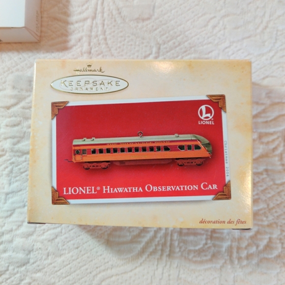 5 Hallmark Lionel Train Ornaments Series Of Keepsake Trains New In Boxes - Picture 14 of 16